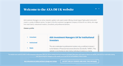 Desktop Screenshot of institutional.axa-im.co.uk
