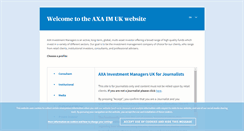 Desktop Screenshot of media.axa-im.co.uk