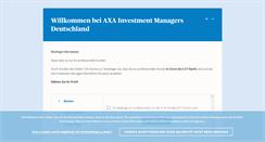 Desktop Screenshot of institutionelle.axa-im.de