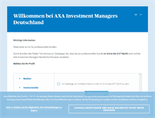 Tablet Screenshot of institutionelle.axa-im.de