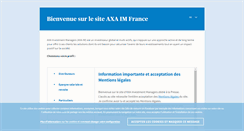 Desktop Screenshot of presse.axa-im.fr